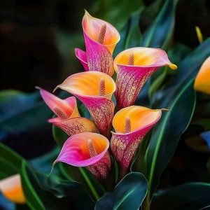 Калла Оникс купить по цене от 450р. в интернет-магазине «Посадика» с доставкой почтой в в Донецке и по всей России – [изображение №1].